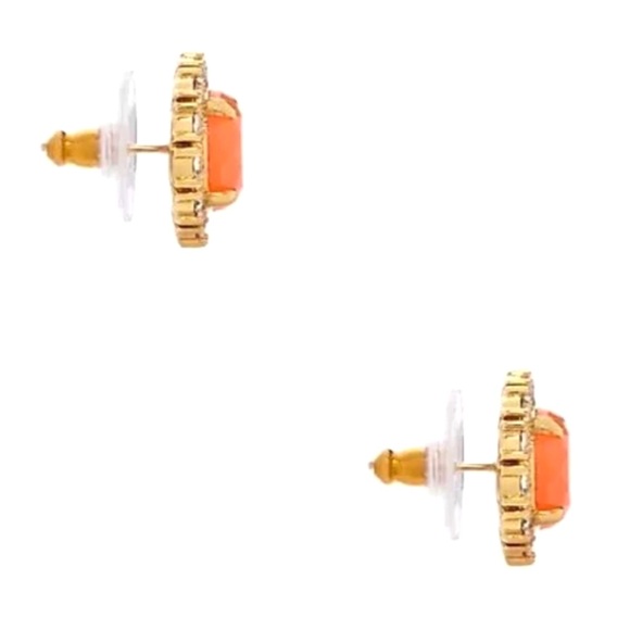 KATE SPADE • Secret Garden Orange Earrings - Picture 3 of 4